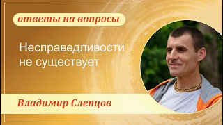 Несправедливости не существует. Владимир Слепцов