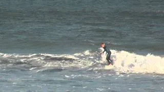 Samuel Smith surfing a secret spot