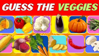 🌶🌽🥕 Guess The Fruits and Veggies | 60 Questions