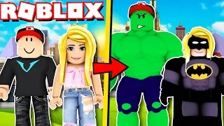 ZAMIENILIŚMY SIĘ W SUPERBOHATERÓW W ROBLOX! | Vito i Bella (Roblox Superhero Simulator)