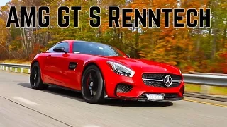 Mercedes AMG GT S Renntech drive and drag race vs 911