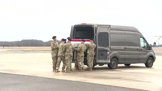 Dignified transfer of 3 soldiers from Georgia killed in Jordan drone attack