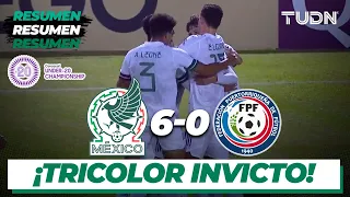 Resumen y goles | México 6-0 Puerto Rico | CONCACAF Sub 20 | TUDN