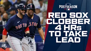 Red Sox come STORMING BACK with FOUR home runs! Boston takes 8-5 lead over Tampa Bay