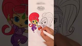 Coloring Shimmer and Shine | Coloring page