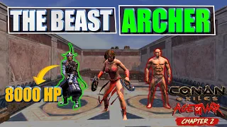 Top1 Archer Thrall With 100% Spawn Chance -6000 Hp With 70 Agility:Conan Exiles Age Of War Chapter 2