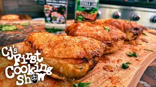 Green Chile Air Fried Chicken Empanadas!! | CJ's First Cooking Show | Blackstone Griddles