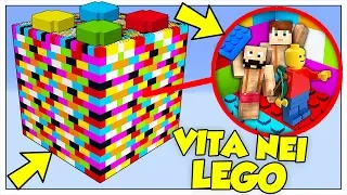 SI PUÒ SOPRAVVIVERE IN UN CUBO DI LEGO? - Minecraft ITA