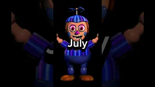 Your Birth Month Your UCN Character #fnaf #shorts #subscribe