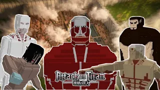 Attack On Titan Addon for Minecraft PE [WAR-Injection Update]