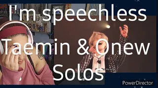 Reacting to  Taemin- 'Soldier+Rise' live performance & Onew- 'Blue' MV