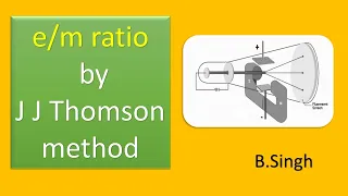 e/m ratio by J J Thomson method 2022