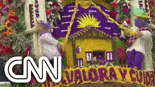 Medellín, na Colômbia, recebe primeiro festival de flores em dois anos | CNN NOVO DIA