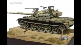Israeli Tiran 5 (vignette) 전차 프라모델 모형 도색완성작 (scalemodel/plamodel) 아트프라