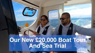 Our £20,000 Boat / fishing boat Tour | Quicksilver Pilothouse | Sea Trial | UK 2021 | Tech Travel Tv