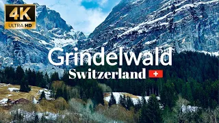 Grindelwald, Switzerland 🇨🇭 –Magnificent Mountain Village in Jungfrau region–4K 60fps Walking Tour🚶