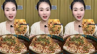 Flammulina Velutipes，Asmr Chinese Food Mukbang Eating Show