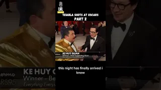 CHEERS TO THE OSCARS: Tequila Shots Steal the Red Carpet Show Pt 2 #funnyshorts  #entertainment