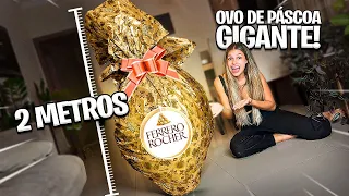 COMPREI O MAIOR OVO DE PÁSCOA GIGANTE DO MUNDO !!! ( 100 KG DE CHOCOLATE)