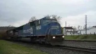 Norfolk Southern 65J and 809 on NS Pittsburgh Line