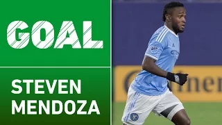 GOAL: Steven Mendoza scores a stunning goal before half