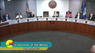 Committee of the Whole 10/24/2017