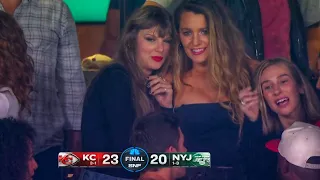 Taylor Swift With Brittany Mahomes & Blake Lively @ Chiefs vs Jets!