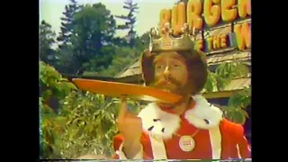 Burger King 1978 Saturday Morning Commercial