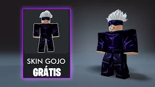 COMO FAZER SKIN DO GOJO GRATIS NO ROBLOX!