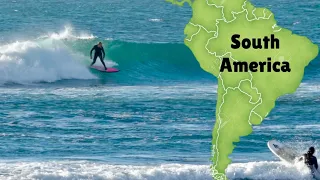 FIRST TIME SURFING SOUTH AMERICA: RACE TO SURF 7 CONTINENTS