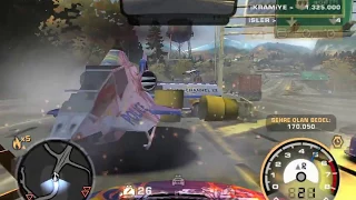 NFS MOST WANTED Helicopter on the barrier!