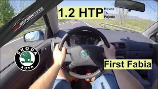 Skoda Fabia 1.2 HTP POV Test Drive + Acceleration 0 - 160 km/h