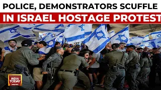 Israel Protest: Police & Demonstrators Scuffle In Israel During Anti-government Protest
