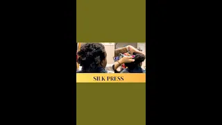 She wanted a Silk Press - Natural Hair