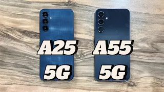 Samsung Galaxy A25 vs Samsung Galaxy A55