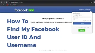 How To Find My Facebook User ID And Username - SOLVED