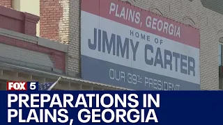 Plains, Georgia prepares for visitors