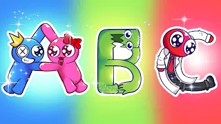 Alphabet Lore (A - Z...) But Transformed from RAINBOW FRIENDS Character #2 | GM Animation