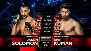 Super Fight League | Jason Solomon vs Amit Kumar | SFL