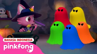 Pelajari Warna tentang Halloween | Kumpulan Lagu Anak | Pinkfong Indonesia