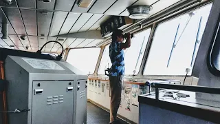 Small Ship Struggling in Storm facing huge waves #ships #sea #ocean #cyclone #navigation #sailing