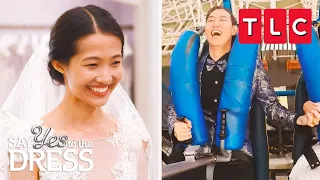 This Couple Needs a Wedding Dress Fit for a Roller-Coaster! | Say Yes to the Dress | TLC