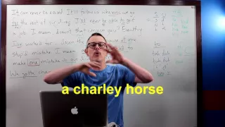 Learn English: Daily Easy English 0996: a charley horse