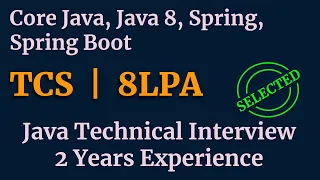 TCS Java Interview | Java Spring Boot Interview Questions and Answers