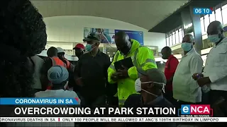 Overcrowding at Park Station