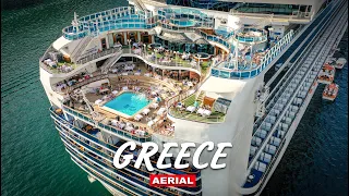 Travel in Greece. Aerial photography. Beautiful places