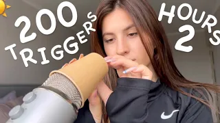 Asmr 200 Triggers in 2 HOURS ☀️