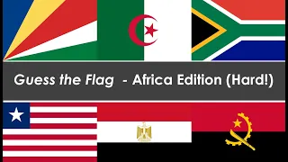 Guess The Flag #4 | Africa Edition | Party Quiz | Difficulty: Hard!