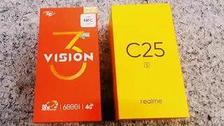Realme c25s vs itel VISION 3 plus | КАКОЙ ТЕЛЕФОН ЛУЧШЕ? ПОЛНОЕ СРАВНЕНИЕ!