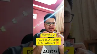 Clear CLAT in first Attempt | Pro Tip | #Shorts